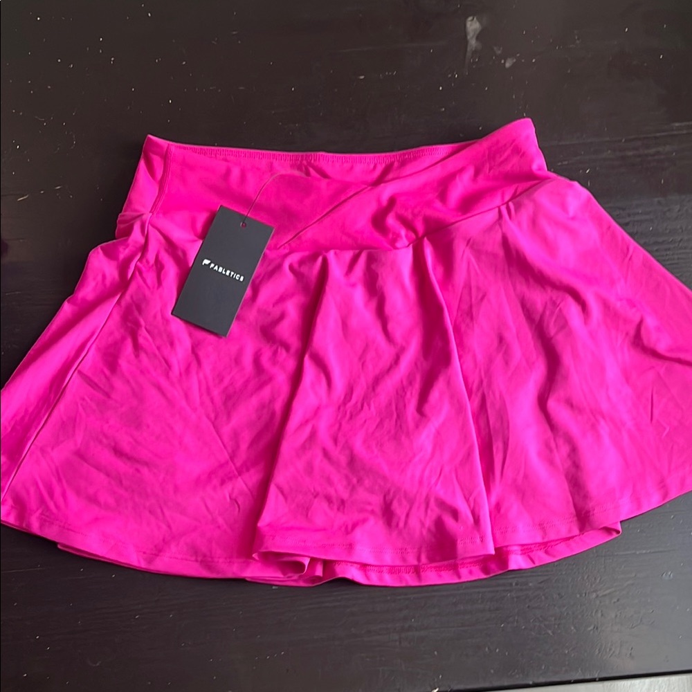 Fabletics Pink Mini Skater Wrap Skirt